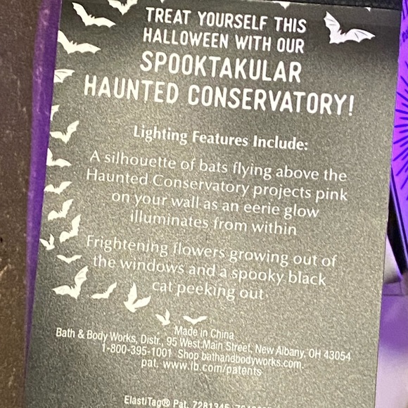 HAUNTED HOUSE CONSERVATORY NIGHTLIGHT PROJECTOR CHECK OUT PHOTOS - Picture 11 of 13